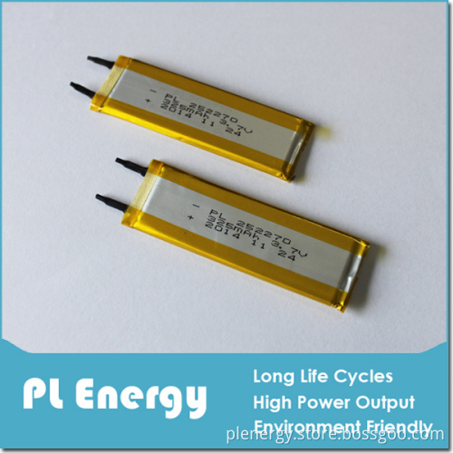 3.7V Rechargeable Lithium Polymer Battery 325mAh (PL252270)